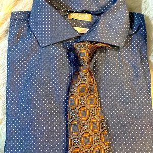 Michael Kors shirt with new JZ Richards silk tie